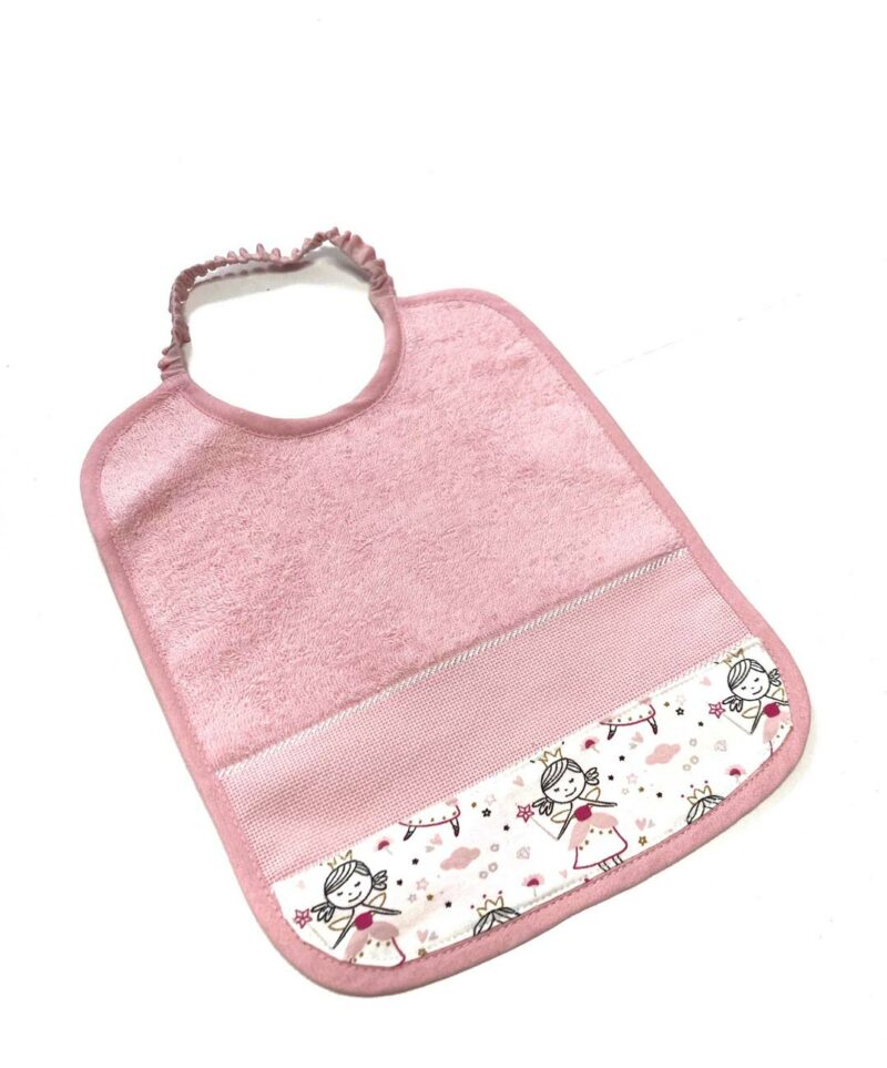 Bavaglio asilo rosa fatine