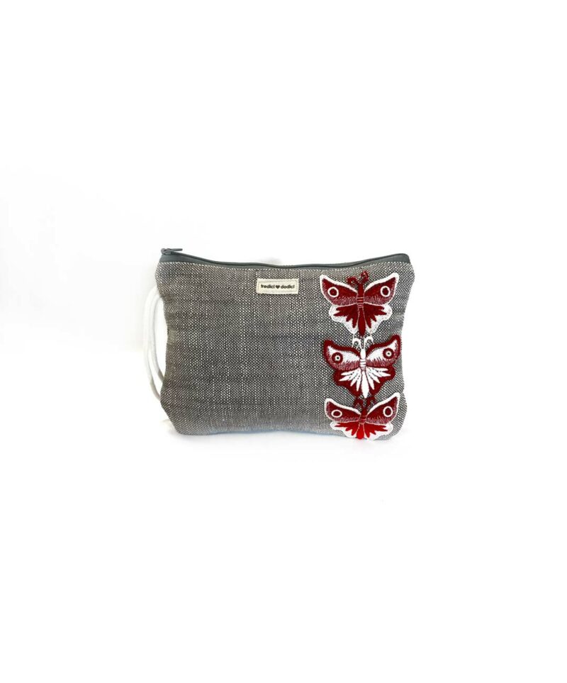 Pochette farfalle ricamate