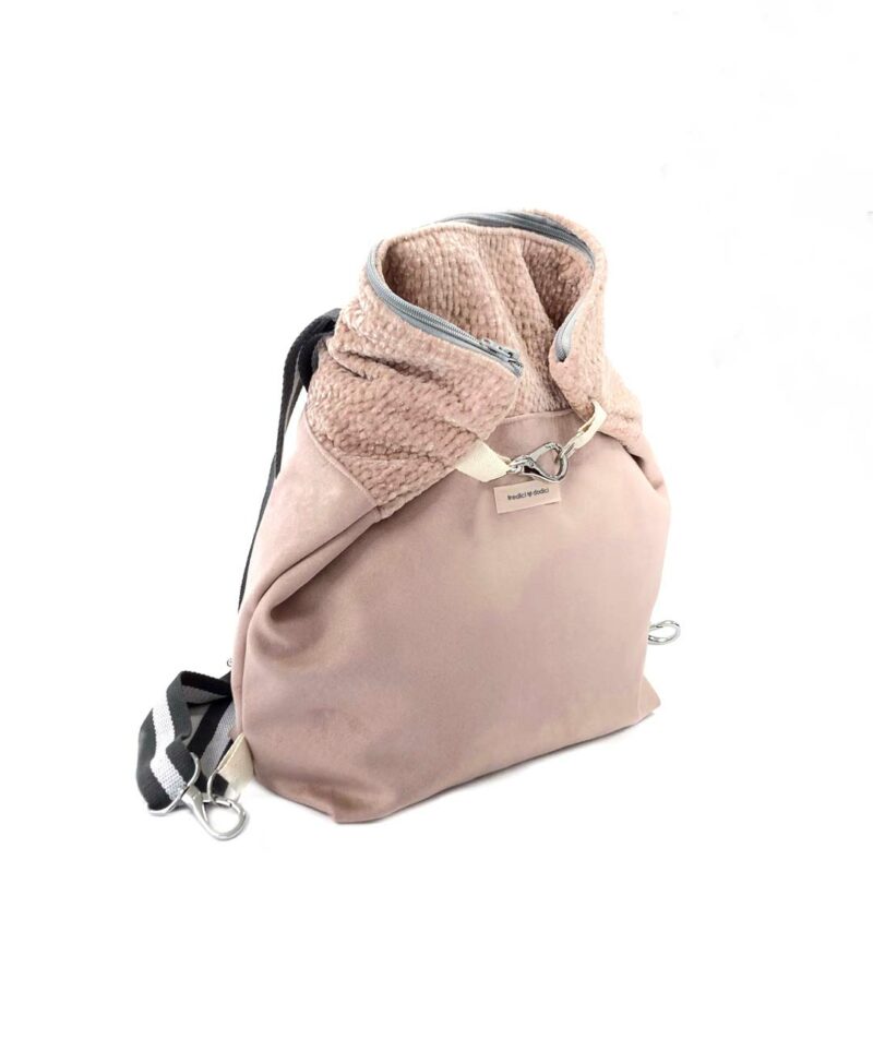Zaino rosa chiaro teddy