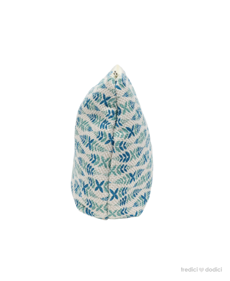Maxi trousse fiorellini turchesi - immagine 2