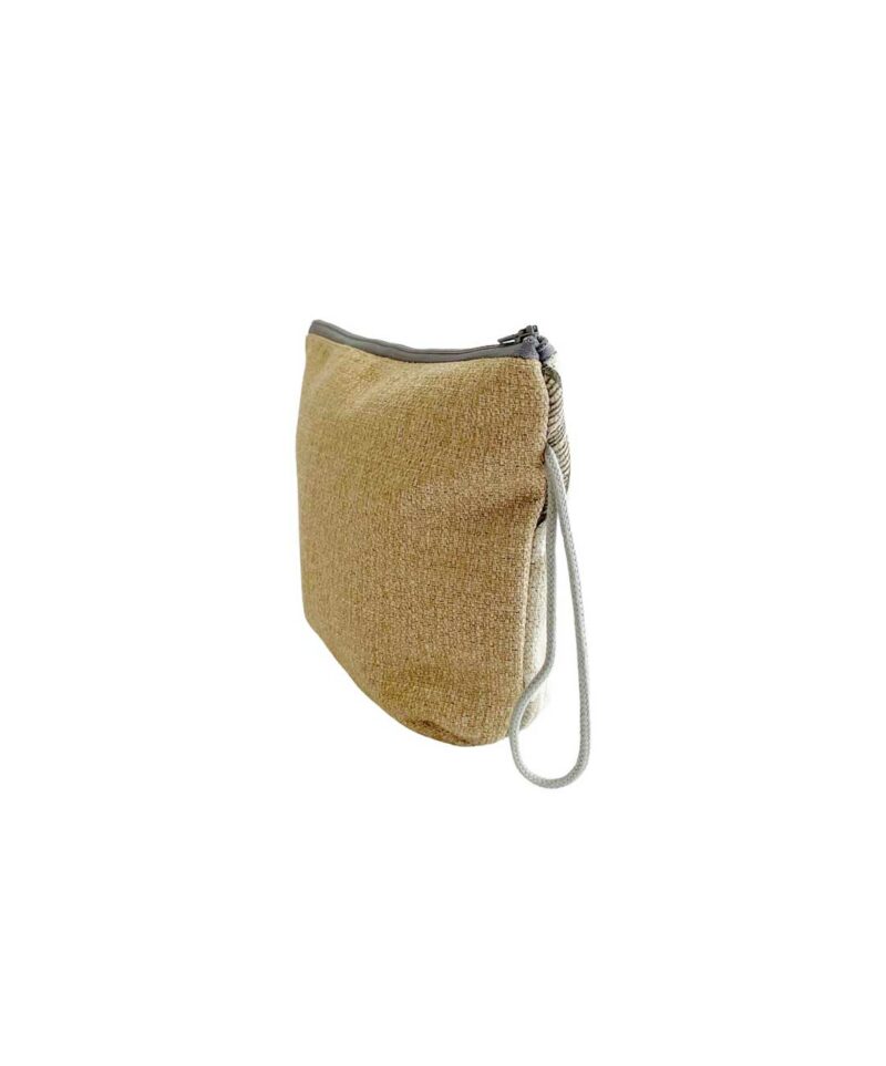 Pochette bicolor beige