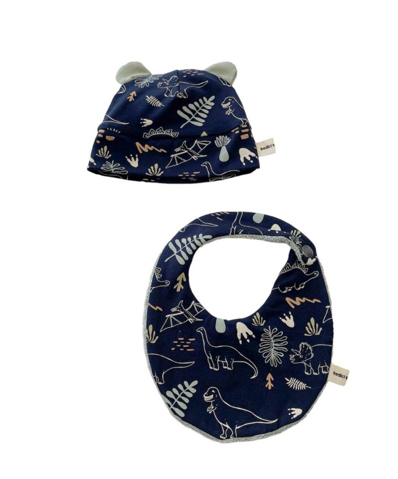 Completo neonato blu dinosauri