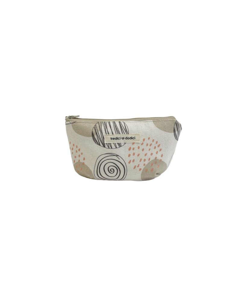Mini trousse tondi beige