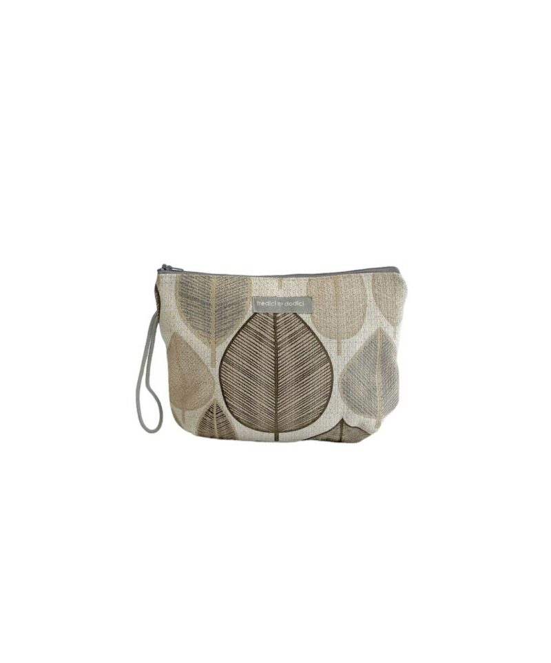 Pochette foglie beige
