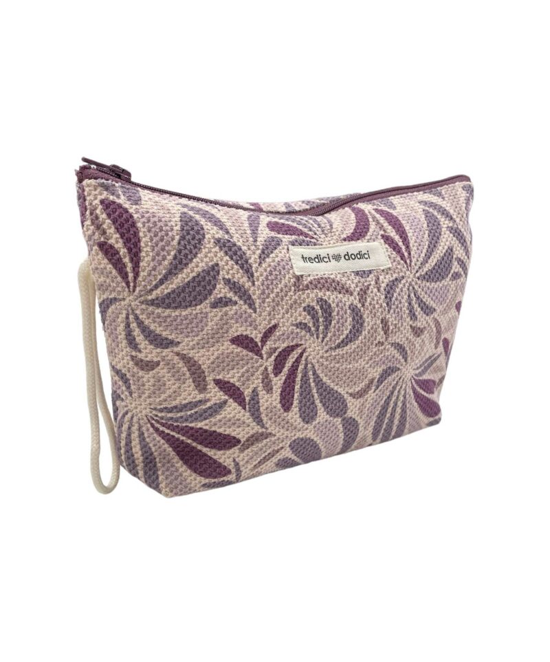 Pochette viola fiori