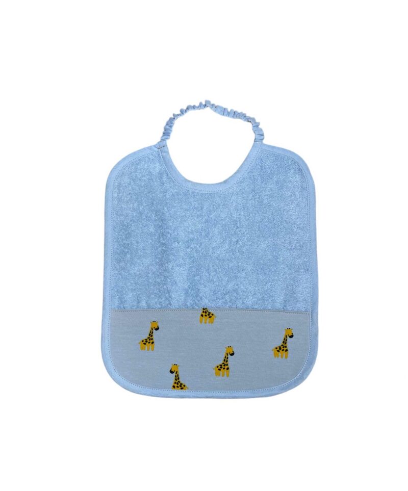 Bavaglio asilo giraffe azzurre