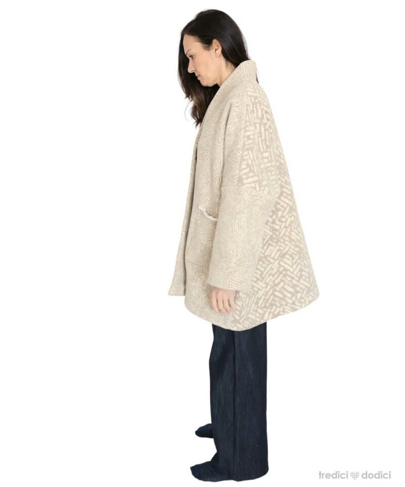 Cappotto sabbia donna