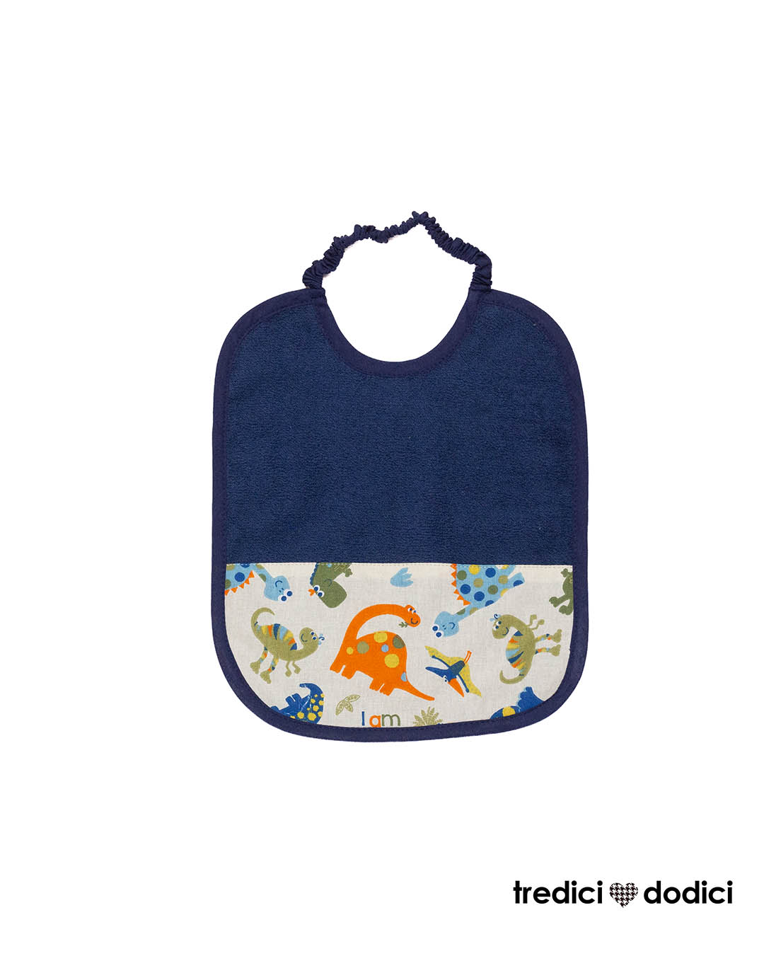 Bavaglio dino colorati blu