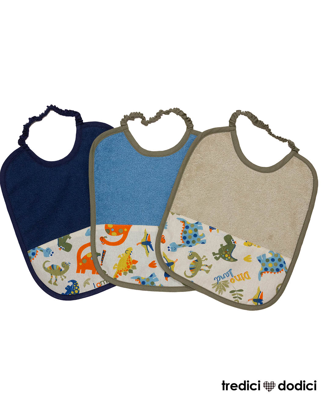 Serie bavagli asilo dino colorati