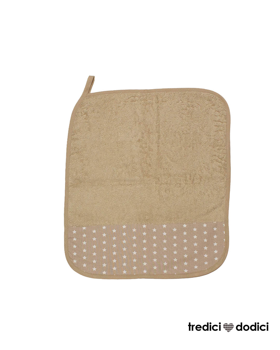 Asciugamano stelline beige
