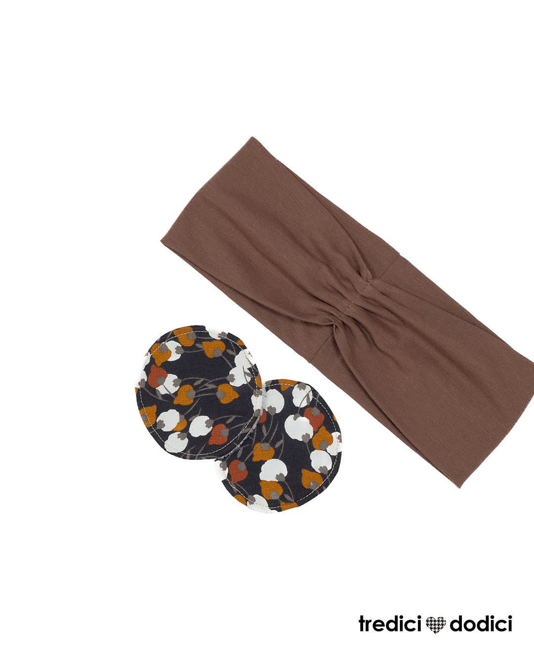 Fascia marrone con dischetti