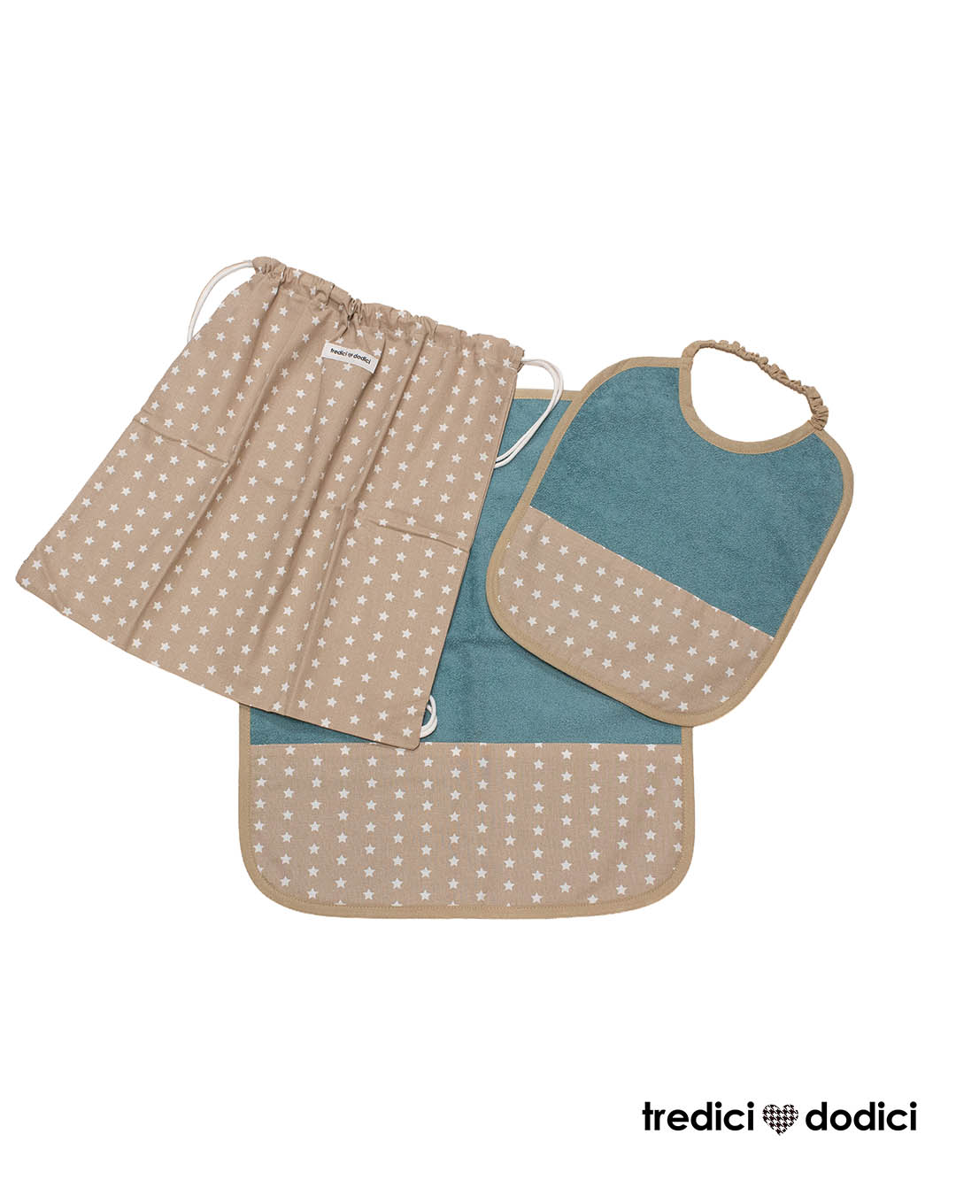Set asilo stelline beige