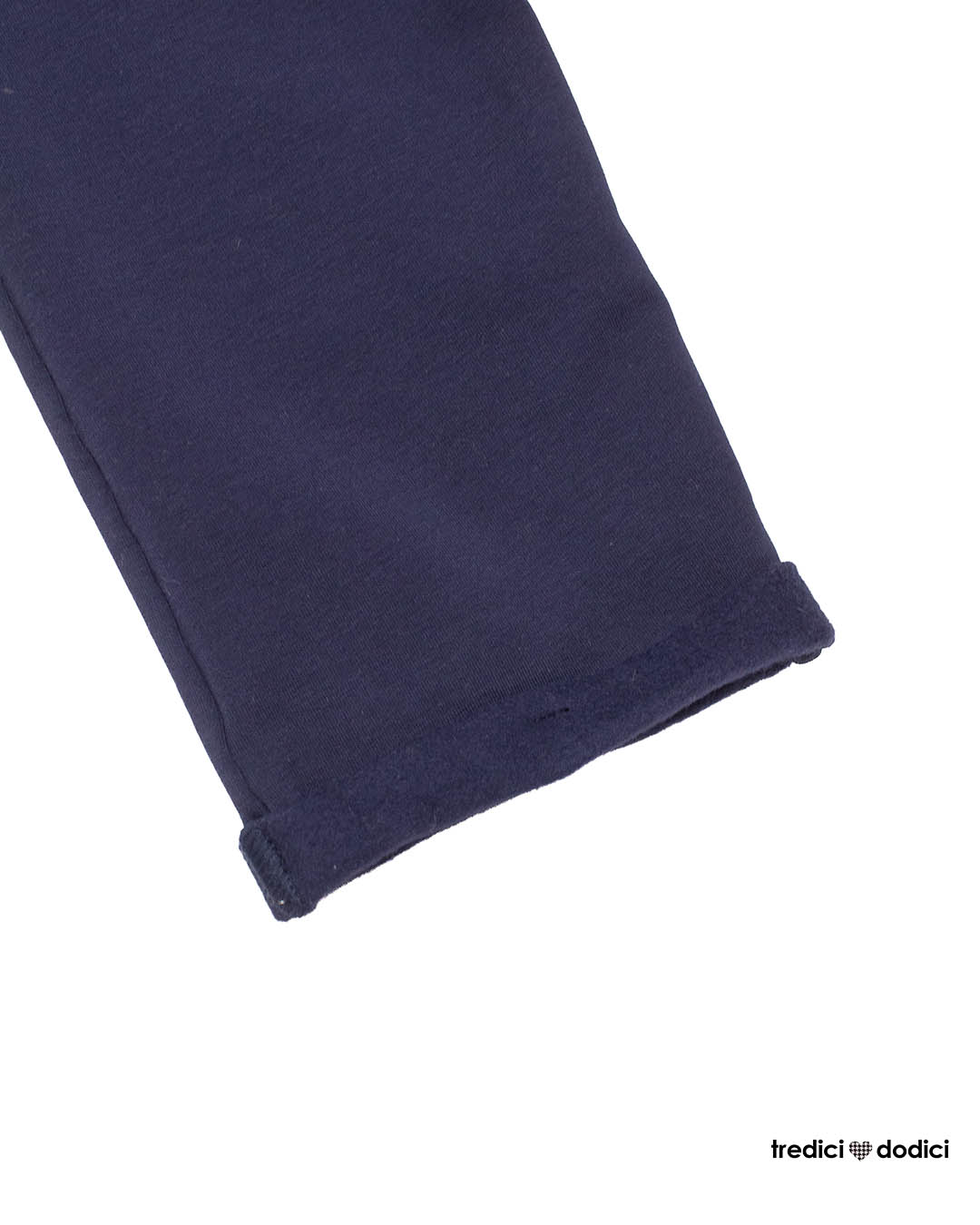 Panta blu bimbo con risvolto