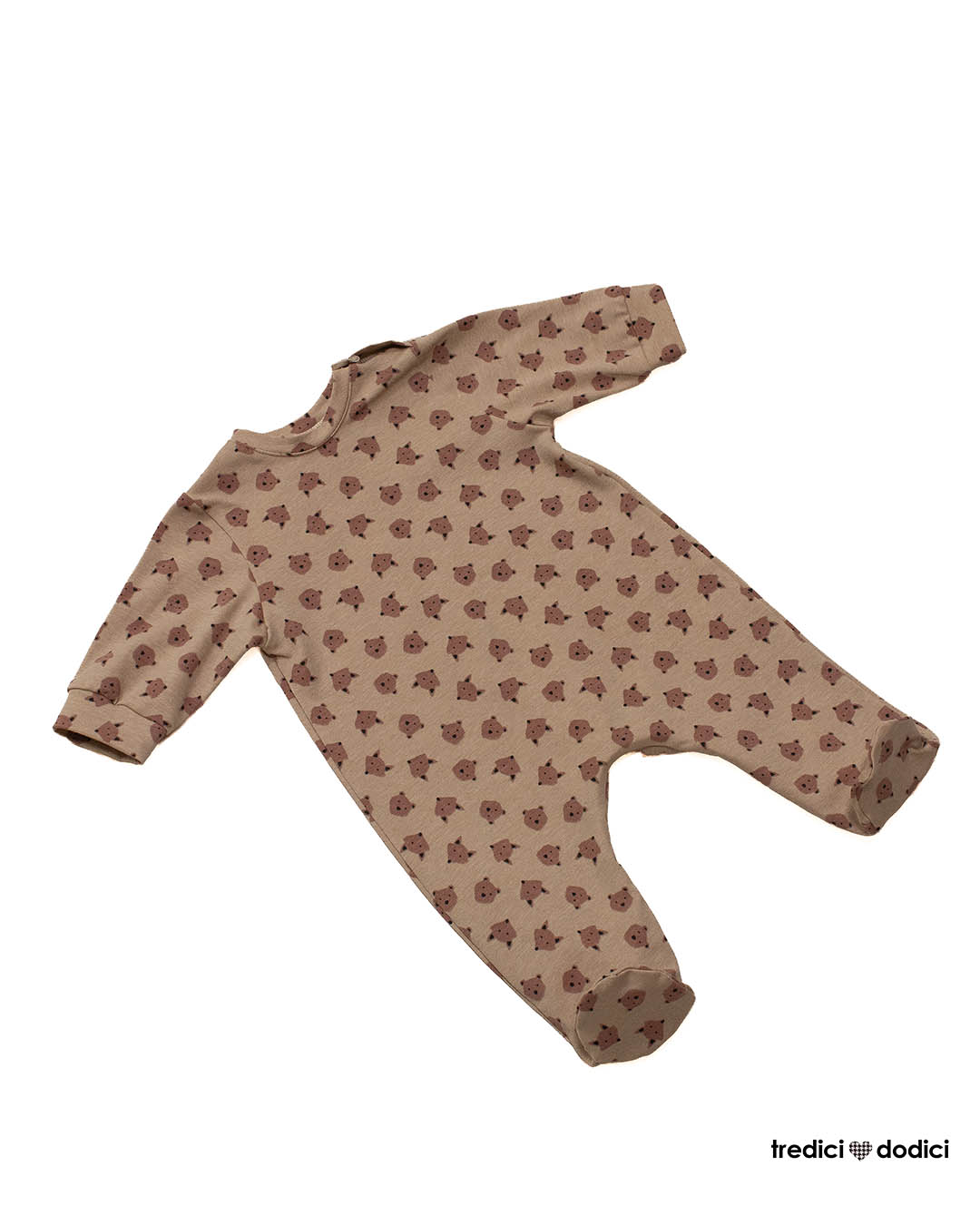 Tutina jersey neonato volpi e orsi