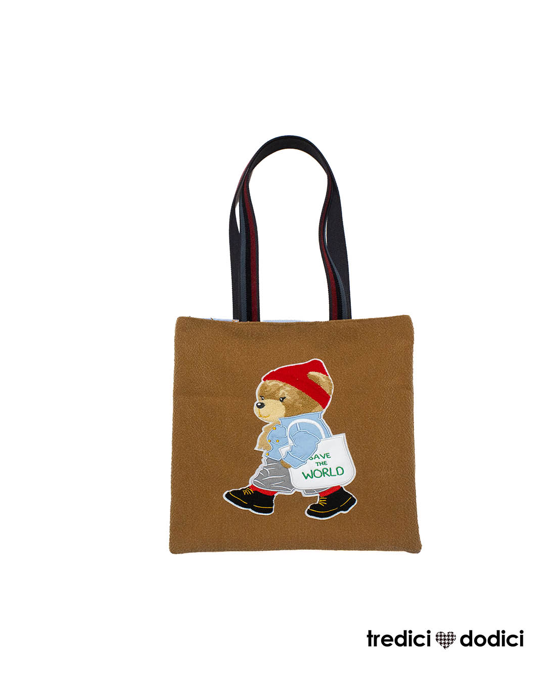 Set shopper orsetto cammello